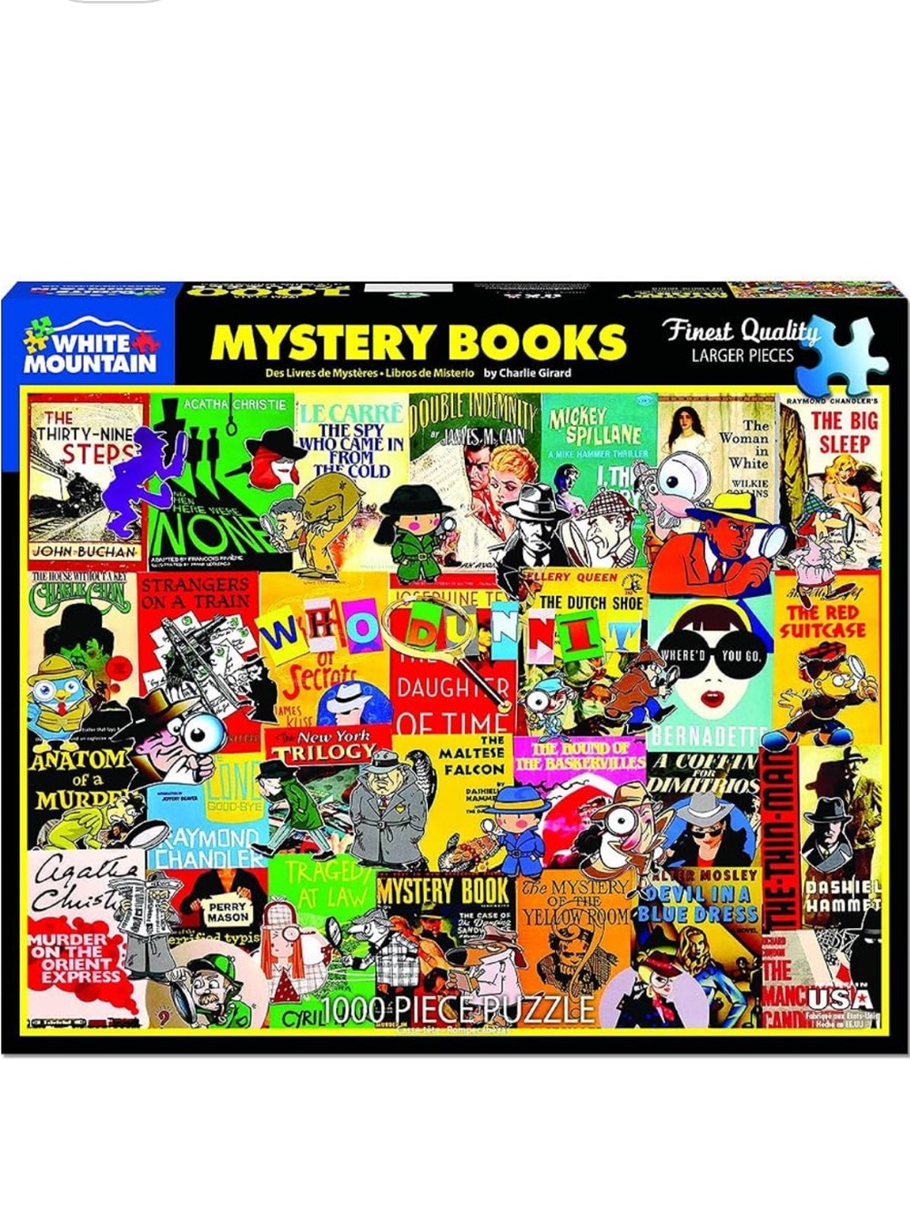 White Mountain 1000 Piece Jigsaw Puzzle ~Bundle 3/$20~ Mystery Books